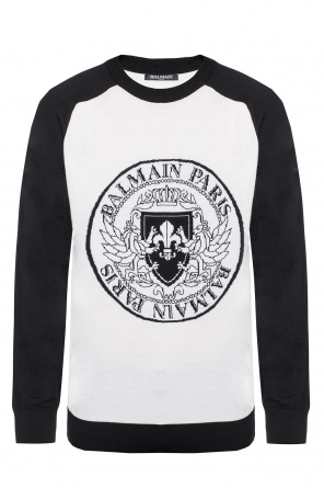 Sweater with embroidered logo, zdjęcie 1 Sweater with embroidered logo od Balmain